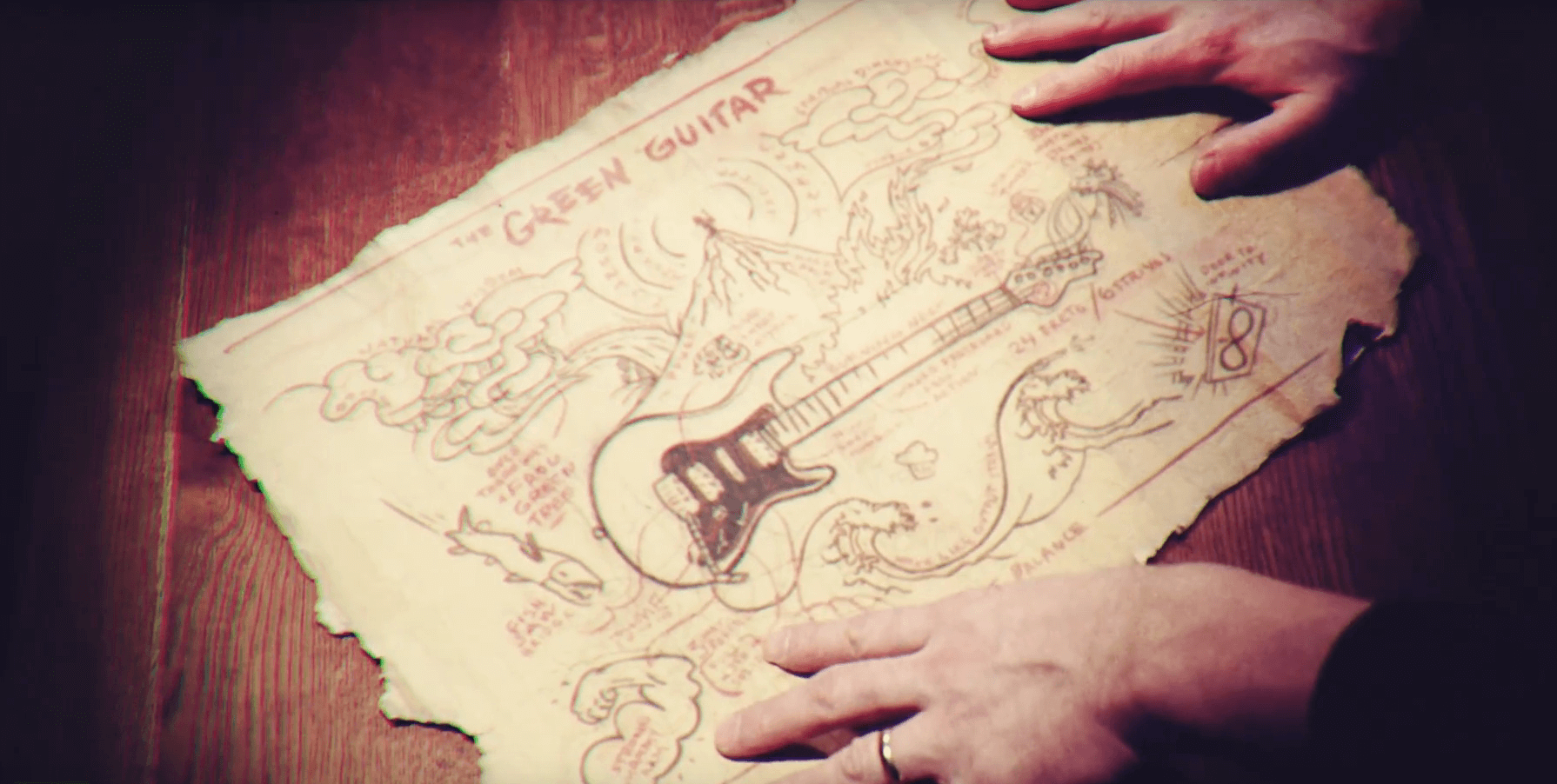 The Green Guitar for Mr. Fastfinger