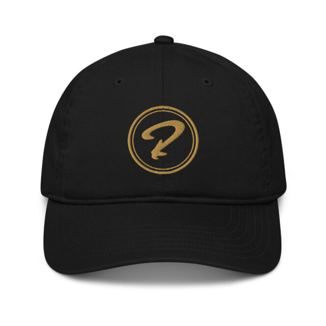 Organic dad hat with Ruokangas logo